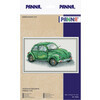 Набор для вышивания PANNA M-7092 Зеленая машина 19.5 х 11.5 см Фото 2.