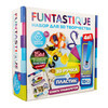 FUNTASTIQUE Набор для 3Д творчества FUNTASTIQUE 3D-ручка CLEO с подставкой + PLA-пластик 10 цветов + светящийся PLA-пластик 3 цвета + Книжка с трафаретами для мальчиков SET-15326-BOYS Фото 2.