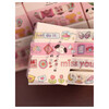 ILIKEGIFT Набор декоративного скотча 4шт в уп. 1 см х 2 м 4 шт. Puppy literature, pink XM-JD2769B-02 Фото 2.