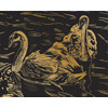 Hobbius SGHK Набор для творчества Гравюра 20 x 25.5 см №43 Лебеди (золото) Фото 1.