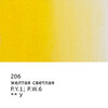 Краска гуашь VISTA-ARTISTA Gallery художественная группа 1 VAG-100 100 мл 206_Желтая светлая (Yellow light) Фото 2.