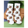 ILIKEGIFT Носки женские 16443 Sloth on branch, белый р. 35-40 Фото 3.