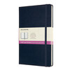 Moleskine Блокнот CLASSIC DOUBLE Large 1487893 ( 130х210 мм) 120 л. линия/без линовки синий Фото 1.