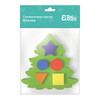 El`BascoToys Головоломка-сортер Елочка в пакете 0.1 кг 04-007 Фото 1.