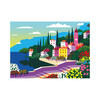 ORIGAMI 06146 Алмазная мозаика Красочная Италия 40 х 30 см Фото 1.