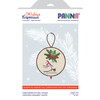 Набор для вышивания PANNA Живая картина JK-2270 Новогодняя игрушка. Коньки 8 х 8 см Фото 2.
