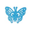 Термоаппликация BLITZ №5 5-08 бабочка ажур голубая 5.5х4.5 см Фото 1.