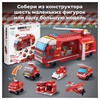 QBRIX Конструктор KIDS Много кубиков Пожарная станция 1000 элемент. 32008 Фото 4.