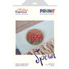 Набор для вышивания PANNA Живая картина JK-2147 Брошь. Маковое поле 5.5 х 5.5 см Фото 2.