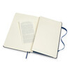 Moleskine Блокнот CLASSIC DOUBLE Large 1487893 ( 130х210 мм) 120 л. линия/без линовки синий Фото 5.