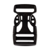 Фурнитура сумочная пластик SB01 Пряжка-замок фастекс Gamma 0.75  ( 19 мм) черный Фото 1.