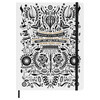 Moleskine Блокнот LE LORENZO PETRANTOI XLarge ( 190х250 мм) 88 л. линия белый/черный 1851358 Фото 1.