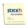 Stick`n Блок самоклеящийся бумажный , Z сложение 70 г/м2 ( 76x76 мм) 100 л. пастель желтый 822722 Фото 1.