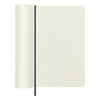 Moleskine Блокнот CLASSIC SOFT Large ( 130х210 мм) 96 л. индивидуальная линовка синий сапфир 430988 Фото 4.