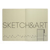 Bruno Visconti Sketchbook Sketch&Art Bv, Original 100 г/м2 25 х 18 см сшивка 80 л. БЕЖЕВЫЙ 1-507/02 Фото 4.