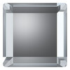 Страз клеевой 2402 HF Crystal 10 х 10 мм кристалл в пакете белый (crystal 001) Фото 2.