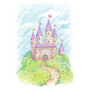 ФРЕЯ RPSK-0053 Замок принцессы Розы Скетч для раскраш. цветными карандашами 20.5 х 14.5 см 1 л. . Фото 3.