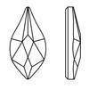 Желімделмеген жапсырмалы моншақ 2205 Crystal 7.5 х 4.3 мм кристалл пакетте ақ (Crystal F 001) Фотосурет 2.