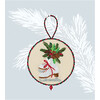 Набор для вышивания PANNA Живая картина JK-2270 Новогодняя игрушка. Коньки 8 х 8 см Фото 4.