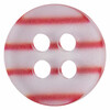 Пуговица рубашечная/блузочная Gamma TAY 002 24  ( 15 мм) № 01/D518 прозрачный/розовый Фото 1.