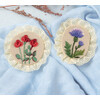 Набор для вышивания PANNA Живая картина JK-2211 Винтажные броши. Чертополох и Маки 7 х 7 см Фото 1.
