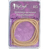 FAYCRAFT Цепочка вязаная декоративная PCJ 3.5 мм 1 м под золото/под серебро Фото 1.