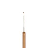 Для вязания Gamma RHB крючок с бамбуковой ручкой сталь бамбук d 2.0 мм 13.5 см в блистере . Фото 3.