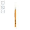 Для вязания Gamma RCH крючок с прорезин. ручкой сталь d 0.7 мм 13 см в блистере . Фото 4.