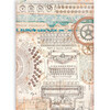 Stamperia SBA417 Набор пластиковых листов 21 x 29 см 6 шт. Lady Vagabond Lifestyle / Леди скиталец Стиль жизни Фото 7.