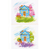 Набор для вышивания PANNA DE-7003 Времена года: Весна, Лето 39 х 18 см Фото 1.