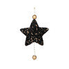 Феникс-Презент Новогоднее подвесное украшение Черная звездочка 9 х 1.5 х 9 см 82623 Фото 1.