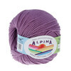 Пряжа ALPINA RENE 100% мерсеризованный хлопок 50 г 105 м №3835 фиолетовый Фото 1.