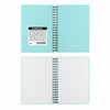 ErichKrause 53699 Тетрадь общая с пластиковой обложкой Pastel Mint A6 102х146 мм 80 л. на спирали 60 г/кв.м клетка Фото 2.