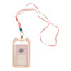 ILIKEGIFT Футляр для карт на ленте 11х7 см Moon bear, pink 128P-131 Фото 2.