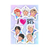 I love BTS Обложка для паспорта  Э Фото 1.