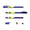 ErichKrause Ручка шариковая ErgoLine® Kids Ultra Glide Technology 0.35 мм 2 шт. 58524 желтая грип-зона цвет чернил: синий Фото 2.