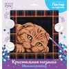 Кристальная (алмазная) мозаика  ФРЕЯ ALBP-293 постер Шотландская кошка 30 х 30 см Фото 2.