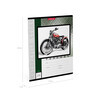 ErichKrause 49234 Тетрадь Motorcycle Story A5+ 170х203 мм 24 л. на скобе 60 г/кв.м линия Фото 4.