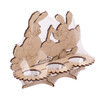 Заготовка для декорирования Mr. Carving КЛ-06 Подставка для яиц фанера 8 х 18 х 15 см зайчики Фото 2.