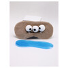 ILIKEGIFT Маска для сна гелевая 129-P064-1 Cute weirdos, brown Фото 3.