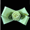 BLITZ Цветок розочка на банте №17 №43 малиново-белый Фото 3.