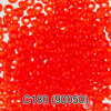 Бисер Чехия GAMMA круглый 3 10/0 2.3 мм 5 г 1-й сорт C180 оранжево-красный ( 90050 ) Фото 1.