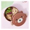 Ланчбокс «Cute animals» 17.5 х 8.5 х 18.5 см brown (1000 ml) 6391 Фото 2.