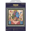 PANNA кестелеуге арналған жиынтығы Золотая серия N-1995 Құйғыштармен натюрморт 25 х 25 см Фото 2.