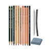 Faber Castell Набор художественных изделий Pitt Monochrome 21 предмет 21 пред. 112976 21 предмет, метал. кор. Фото 3.