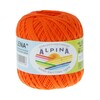 Пряжа ALPINA LENA 100% мерсеризованный хлопок 50 г 280 м №20 оранжевый Фото 1.