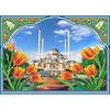 Канва/ткань с рисунком М.П.Студия для вышивания бисером №3 50 см х 40 см Г-115 Мечеть Фото 1.