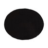 Термоаппликация BLITZ Термозаплатка овал кожзам, замша 13х10 см 07 замша черный Фото 1.