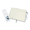 Moleskine Блокнот CLASSIC DOUBLE Large 1487893 ( 130х210 мм) 120 л. линия/без линовки синий Фото 3.
