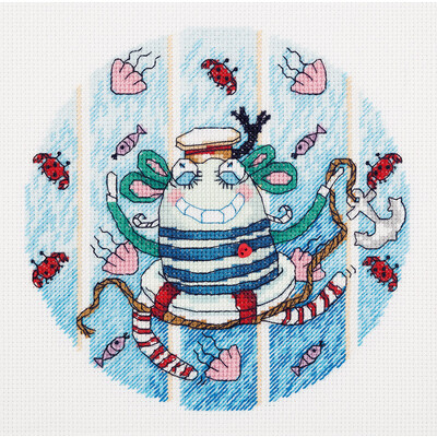 Cross Stitch Kit Autumn hedgehog art 8-222  8-226